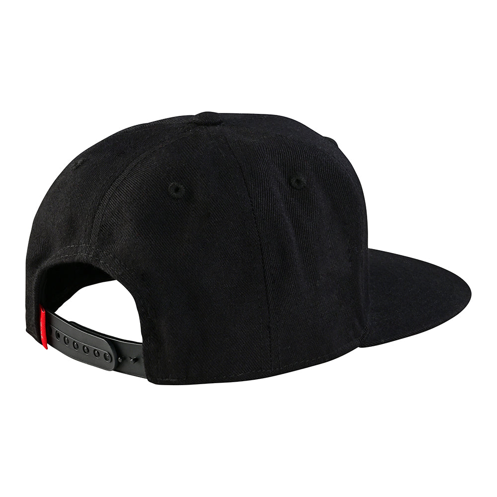 Snapback Hat TLD Factory Icon Black