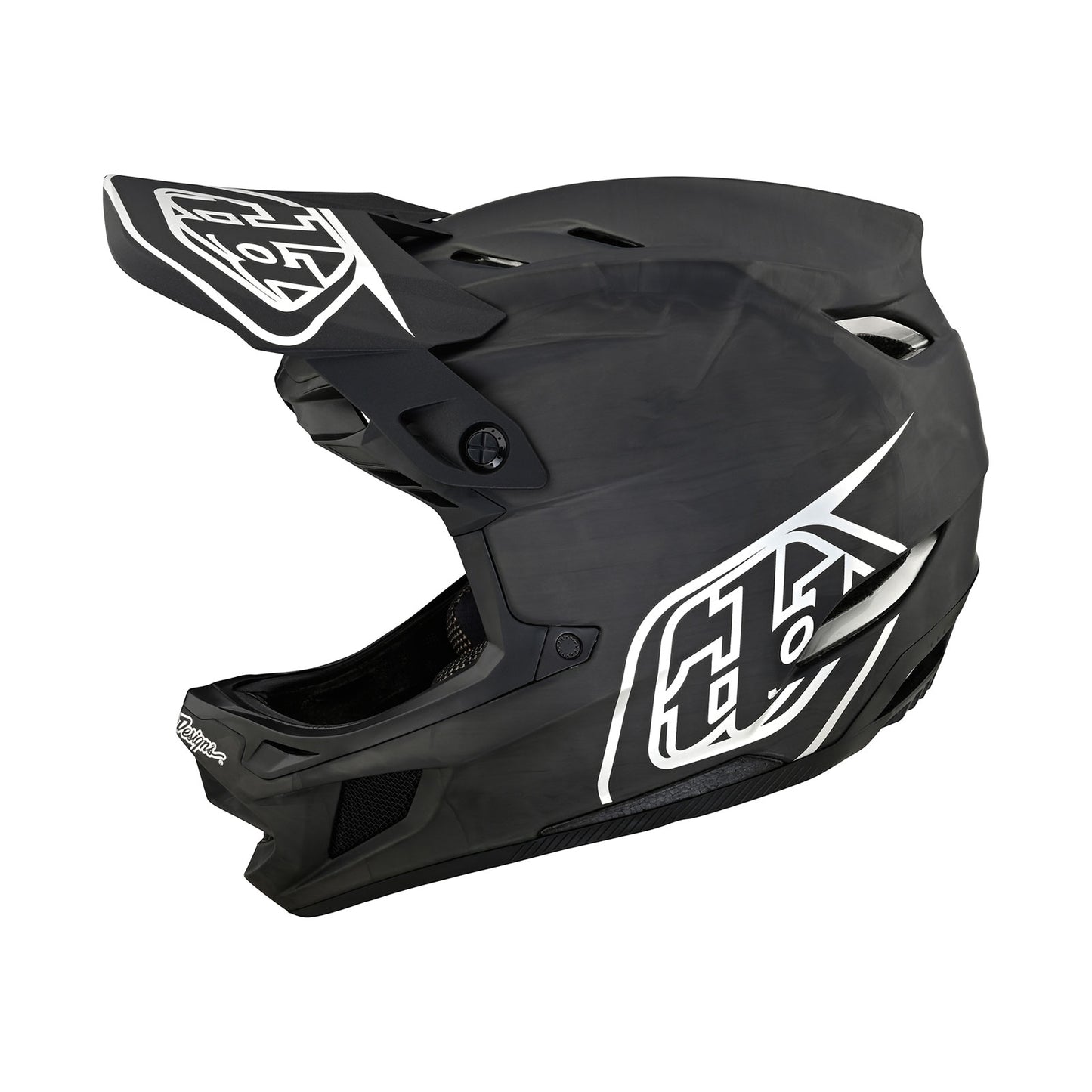 D4 Carbon Helmet Stealth Black / Silver