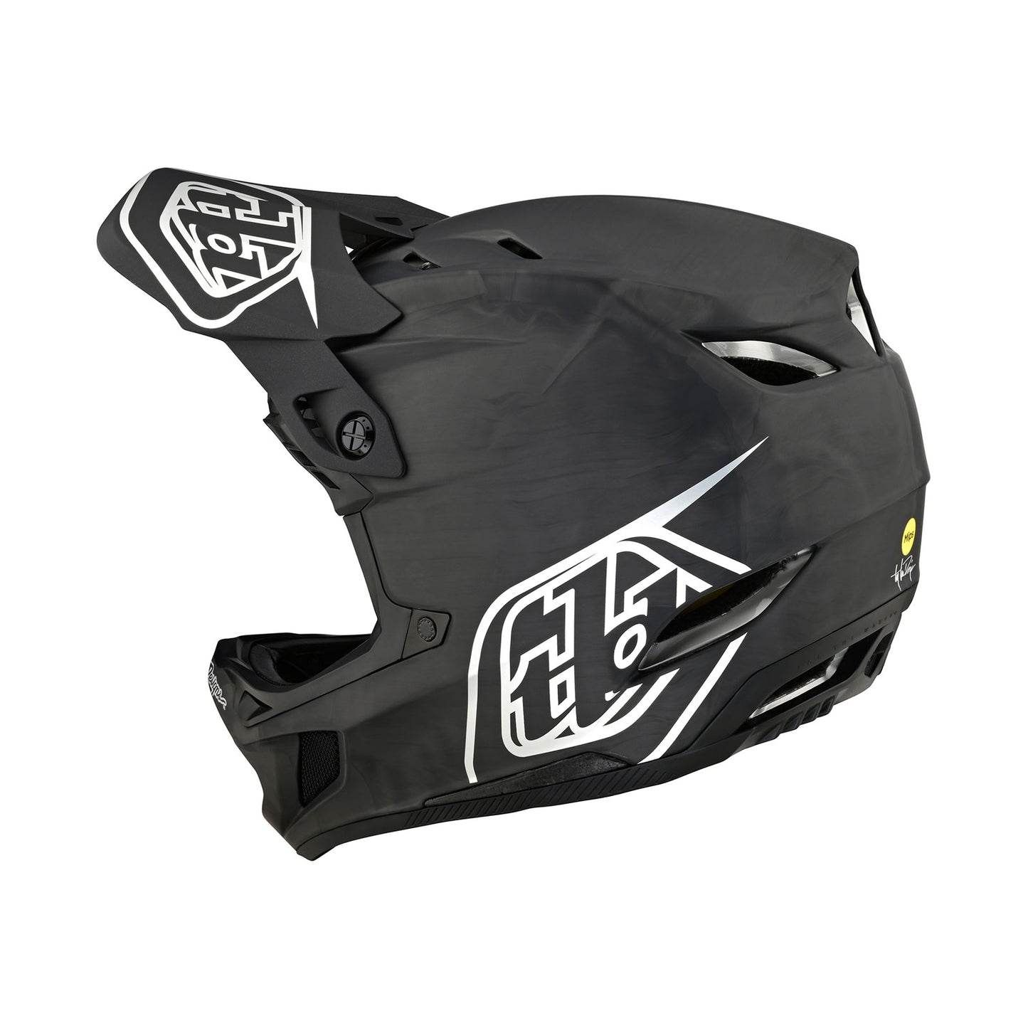 D4 Carbon Helmet Stealth Black / Silver
