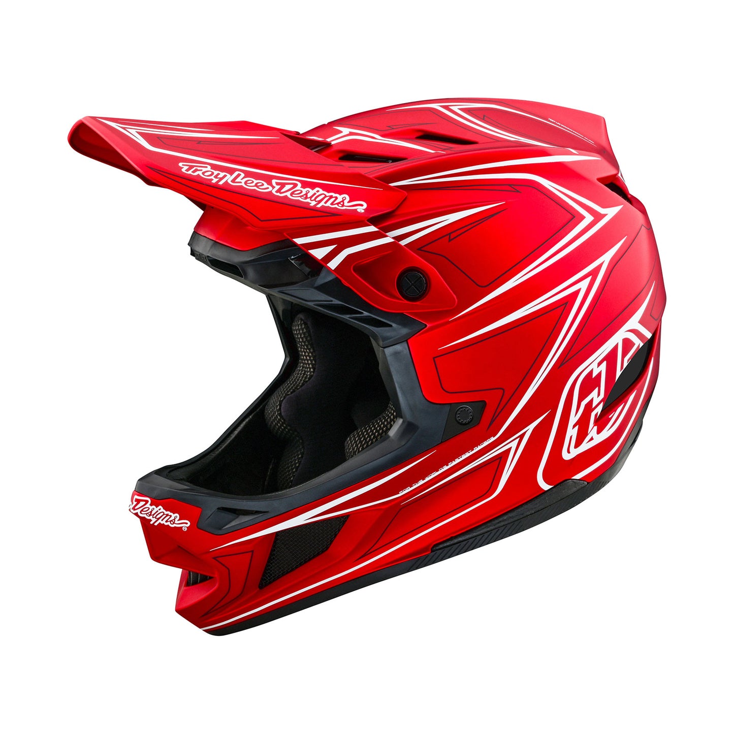 D4 Composite Helmet Pinned Red