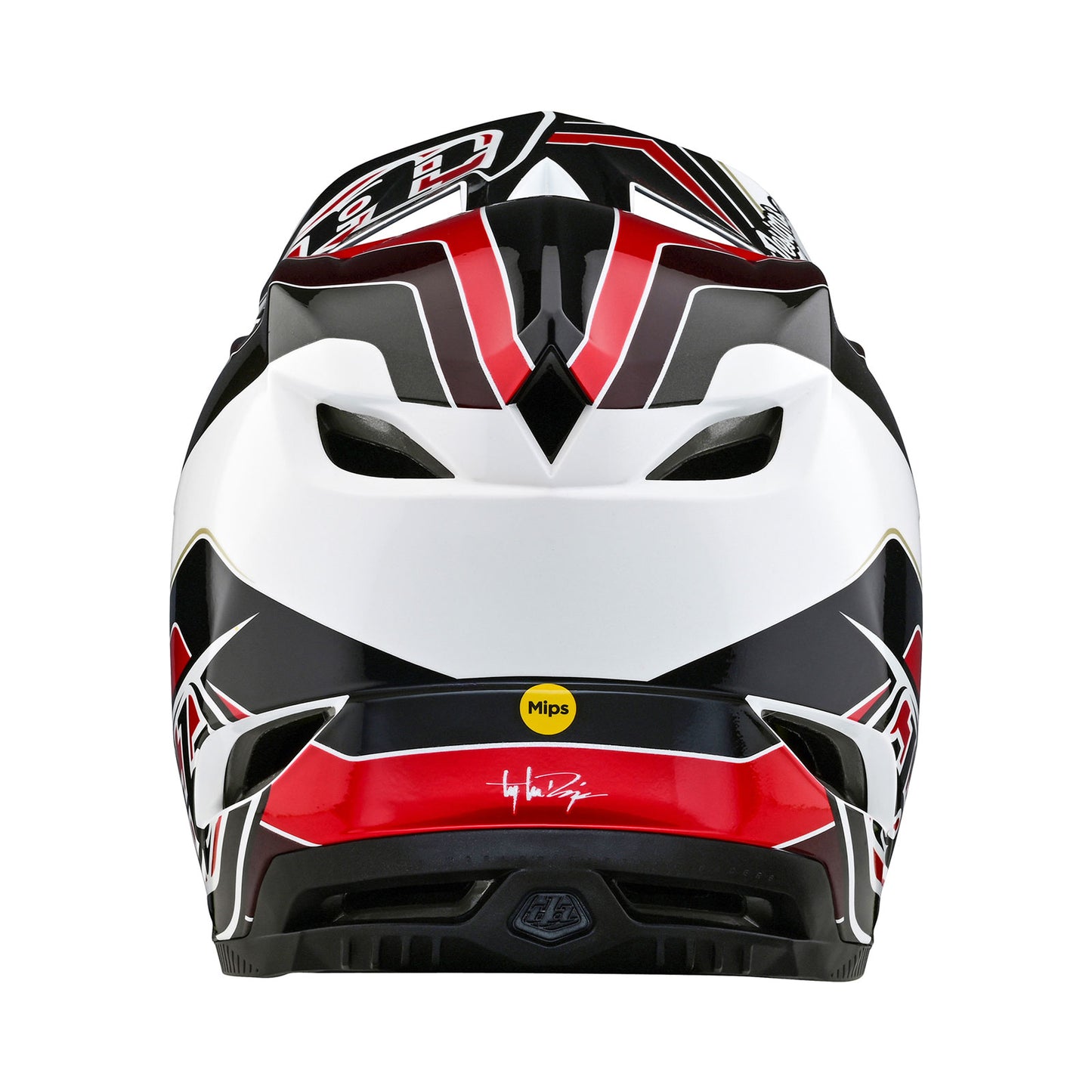 D4 Polyacrylite Helmet Block Charcoal / Red