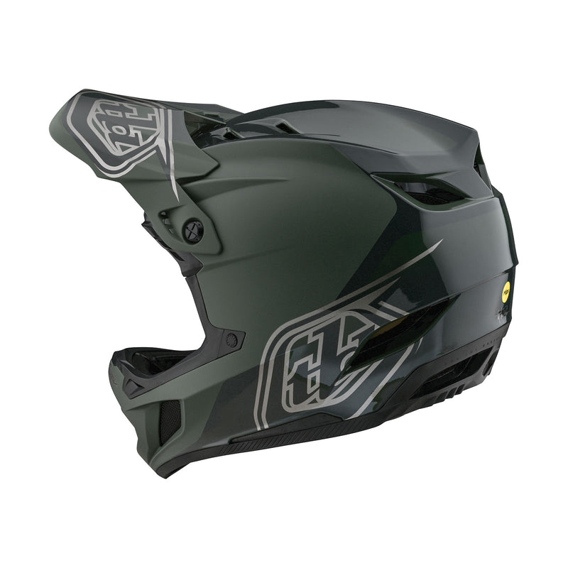 army green dirt bike helmet D4 Polyacrylite Helmet Shadow Olive – Troy Lee Designs
