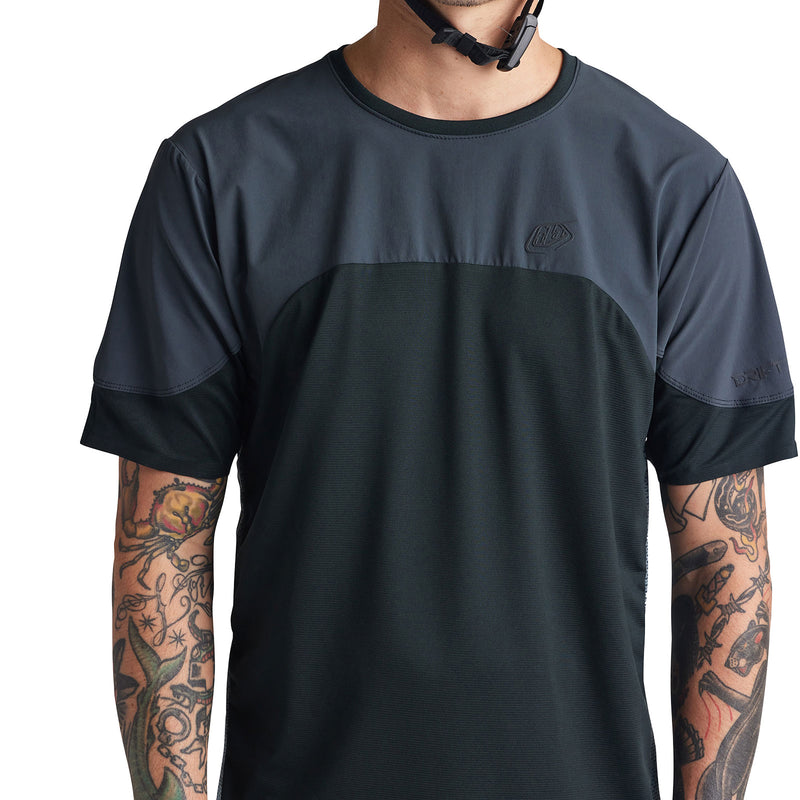 Drift SS Jersey Solid Dark Charcoal