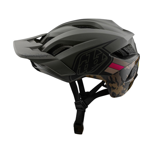 Flowline SE Helmet Badge Tarmac / Oak