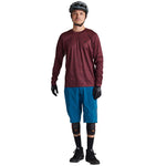 Flowline LS Jersey Revert Wine
