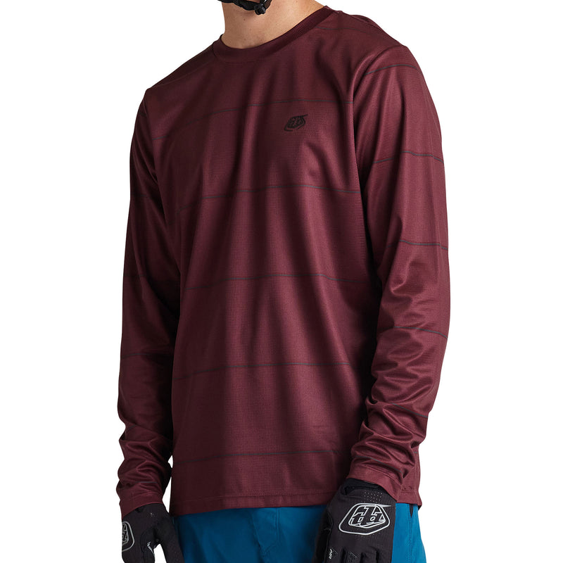 Flowline LS Jersey Revert Wine