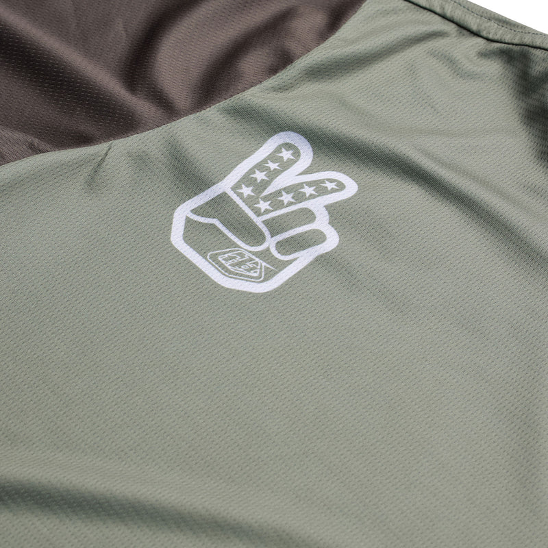 Flowline SS Jersey Flipped Olive