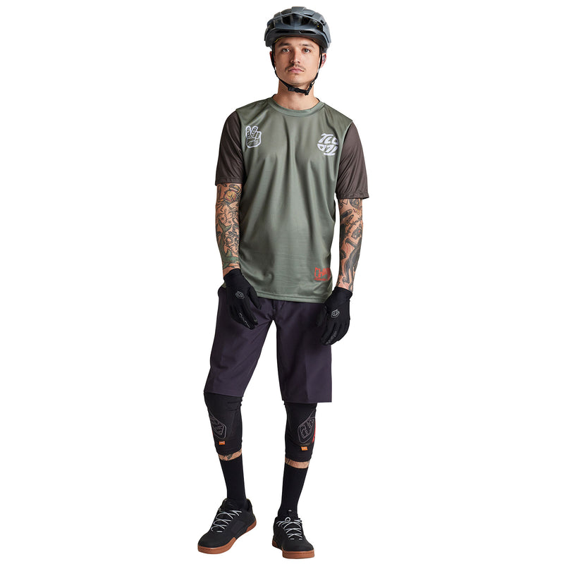 Flowline SS Jersey Flipped Olive