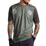 Flowline SS Jersey Flipped Olive