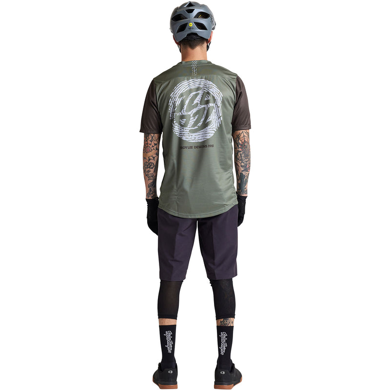 Flowline SS Jersey Flipped Olive