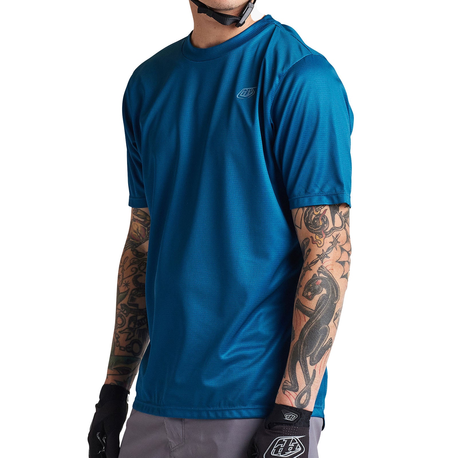 Flowline SS Jersey Solid Slate Blue