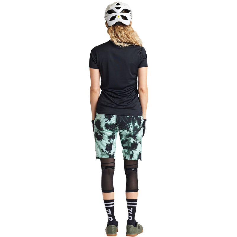 Womens Lilium SS Jersey Solid Black
