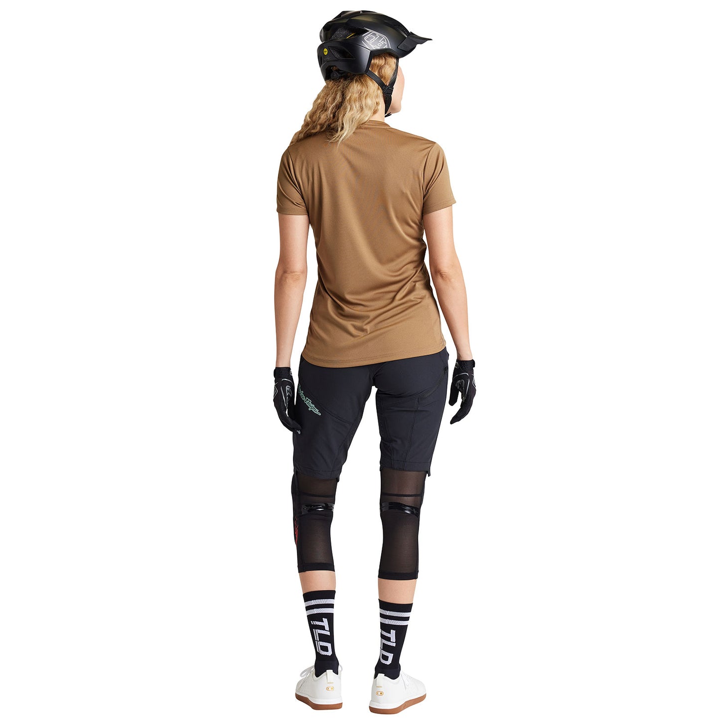 Womens Lilium SS Jersey Solid Coffee
