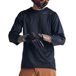 Ruckus 3/4 Jersey Solid Black