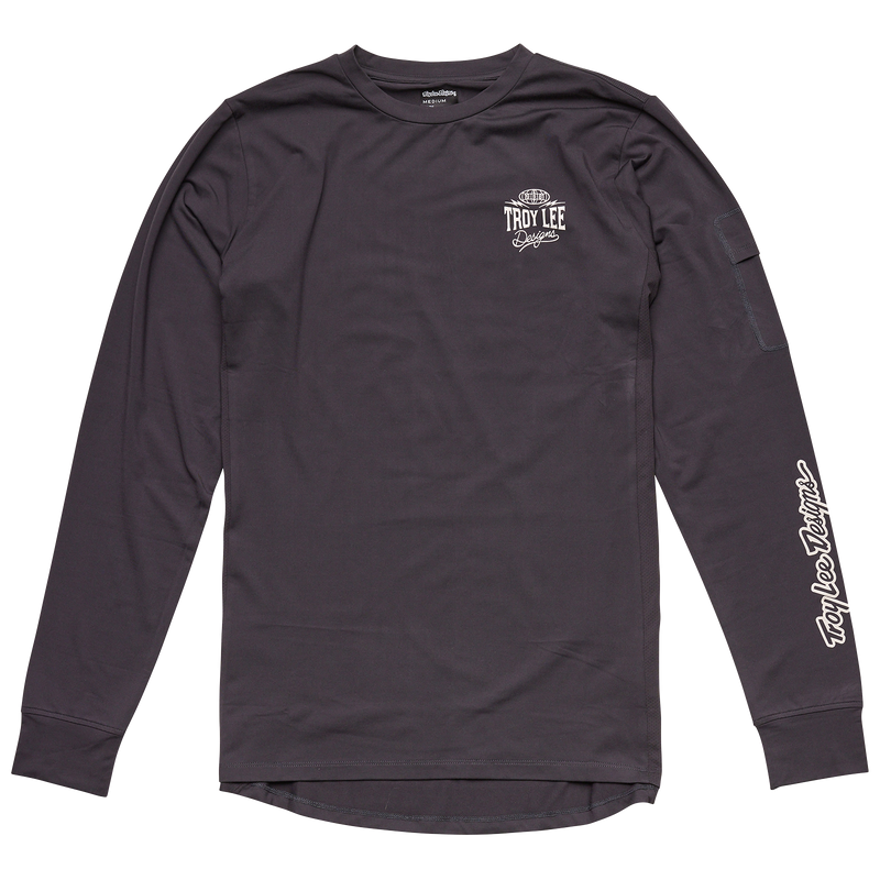 Ruckus Long Sleeve Ride Tee Bolts Carbon – Troy Lee Designs