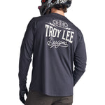 Ruckus Long Sleeve Ride Tee Bolts Carbon