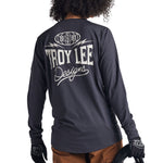 Ruckus Long Sleeve Ride Tee Bolts Carbon