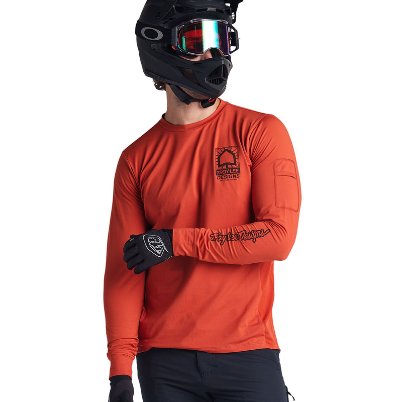 Ruckus Long Sleeve Ride Tee Create To Destroy Brick