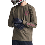 Ruckus Long Sleeve Ride Tee Fangs Olive