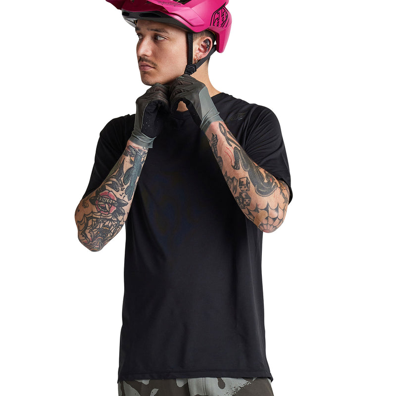 Skyline Short Sleeve  Jersey Mono Black