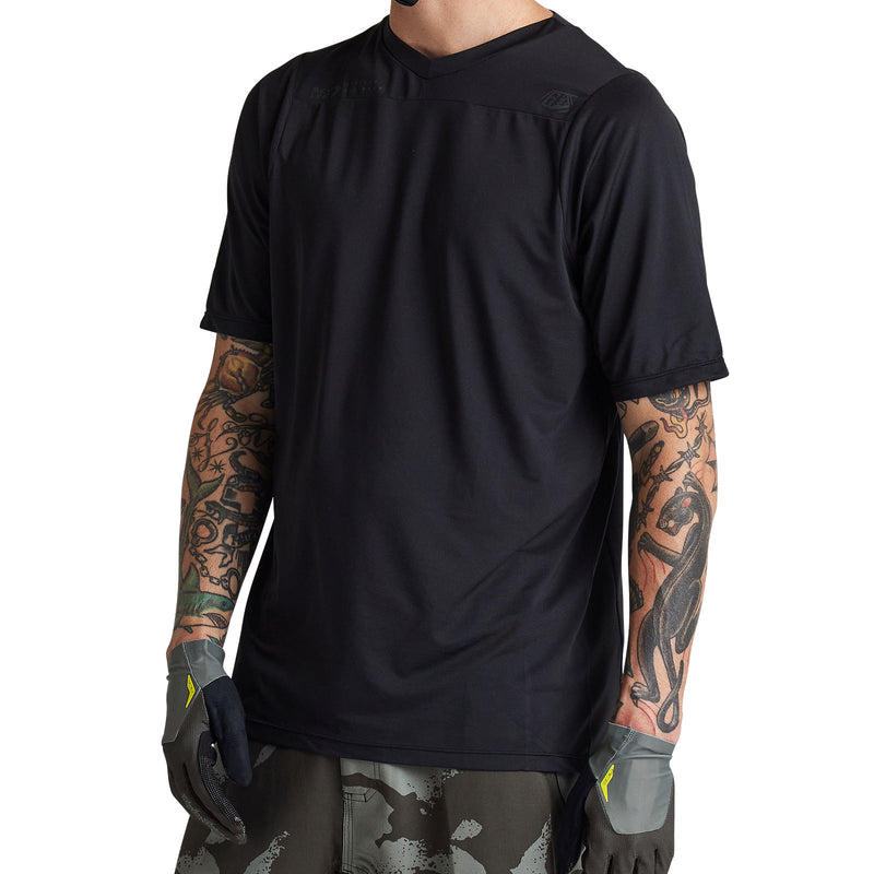 Skyline Short Sleeve  Jersey Mono Black