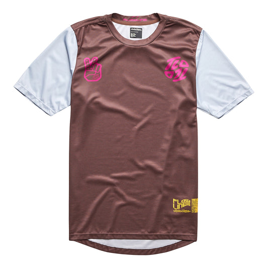 Youth Flowline SS Jersey Flipped Chocolate