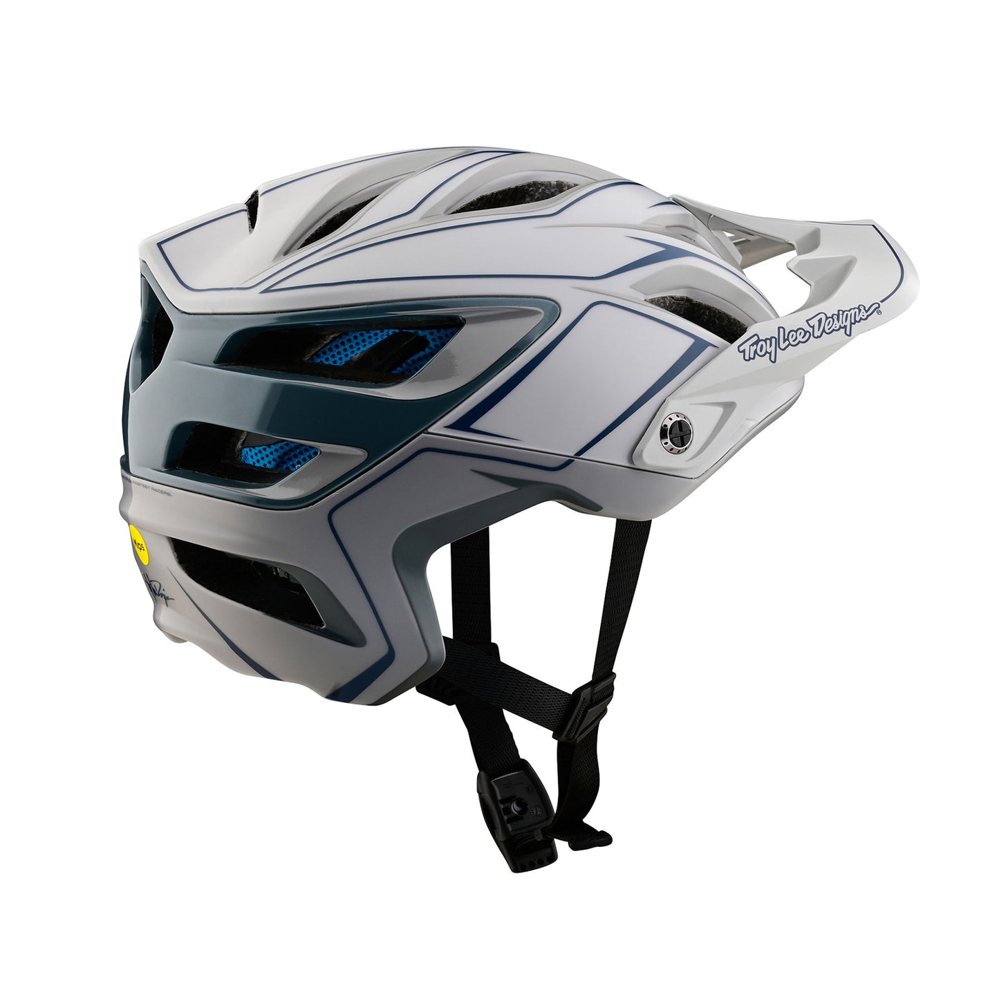 A3 Helmet W/MIPS Uno Pinstripe Light Gray