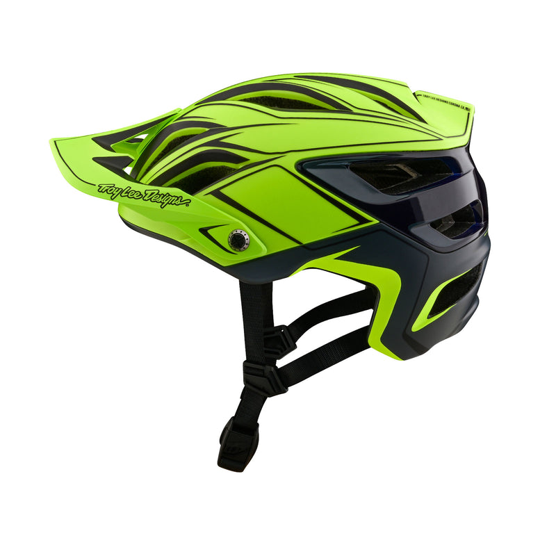 Troy Lee Designs A3 Helmet W/MIPS Uno Pinstripe Yellow, Yellow / XS/SM Troy Lee Designs A3 Helmet W/MIPS Uno Pinstripe Yellow, Yellow / XS/SM