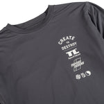 Ruckus Long Sleeve Ride Tee Destroy Carbon