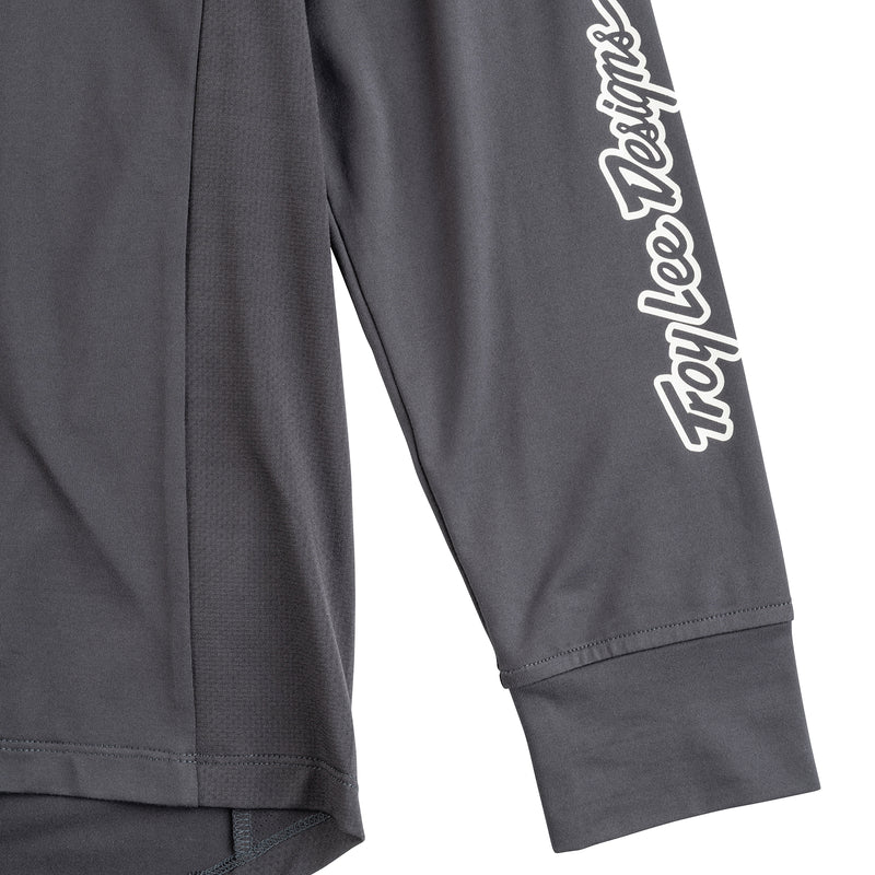 Ruckus Long Sleeve Ride Tee Destroy Carbon