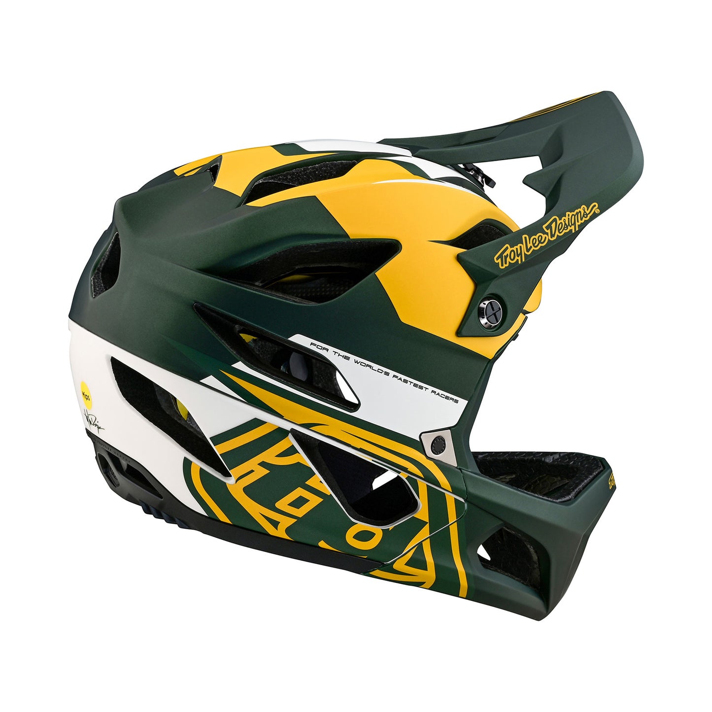 Stage Helmet Vector Green – Troy Lee Designs
