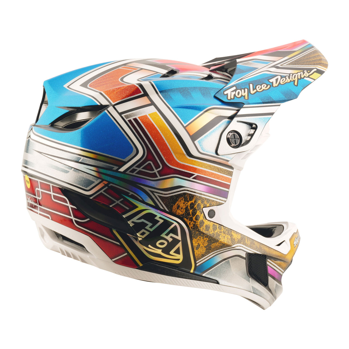 Casque D4 Carbon Lowrider Bleu