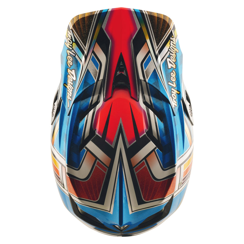 Casque D4 Carbon Lowrider Bleu