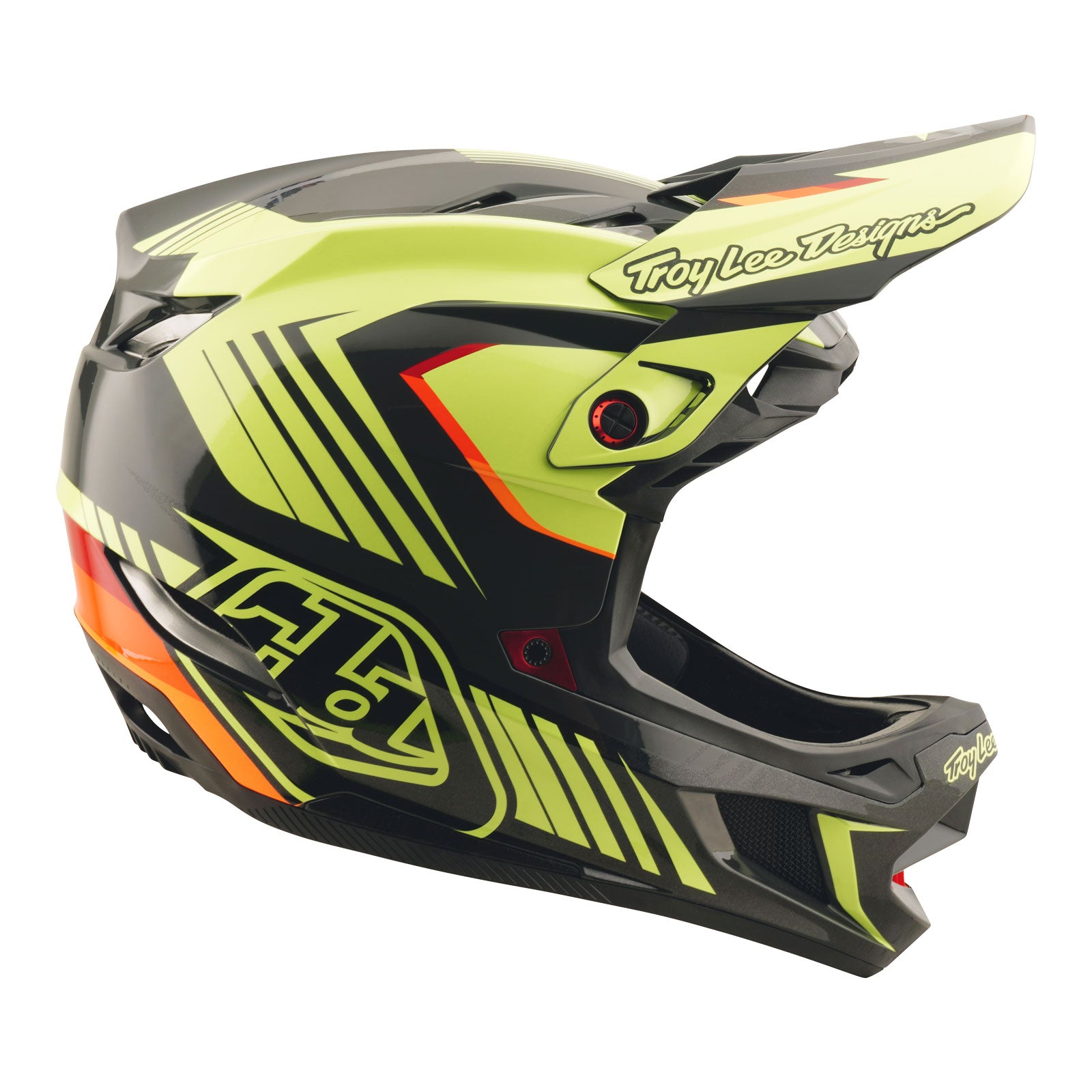 D4 Polyacrylite Helmet Qualifer Black / Yellow – Troy Lee Designs