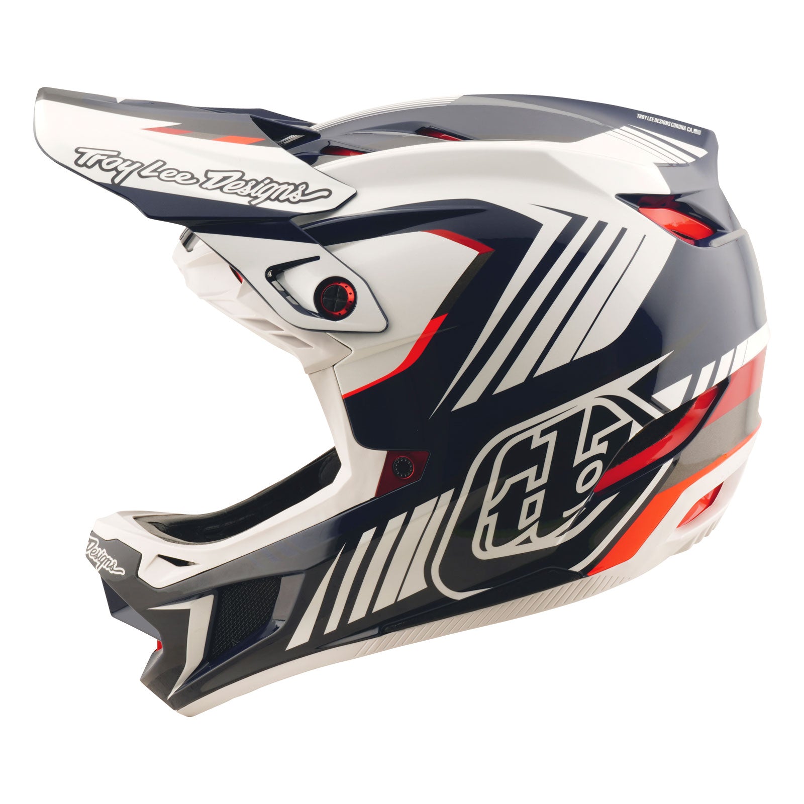 D4 Polyacrylite Helmet Qualifer Blue / White