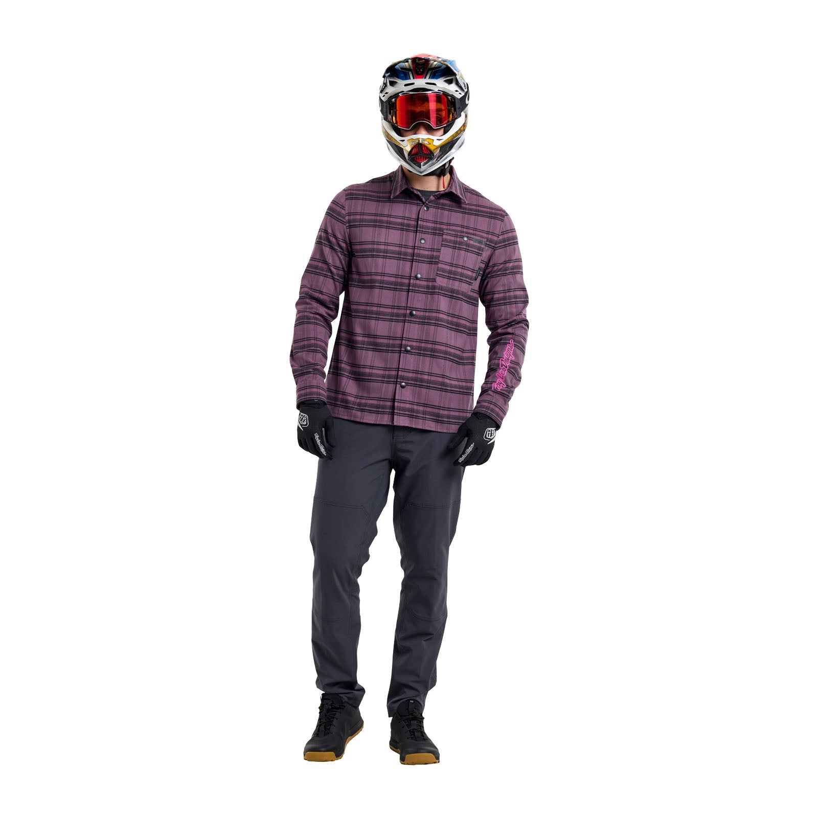 Grind Flannel Yd Plaid Deep Purp – Troy Lee Designs