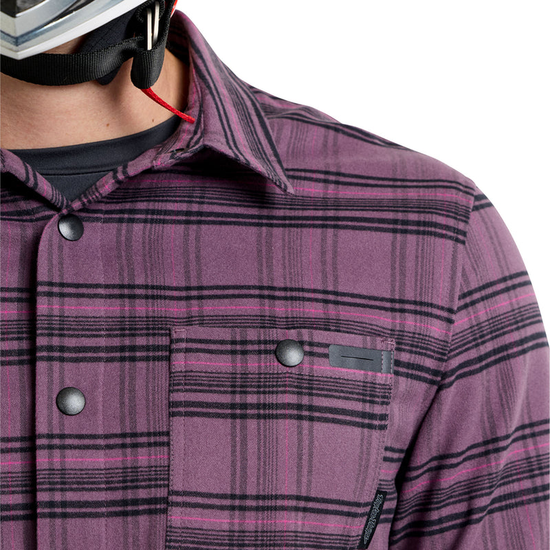 Grind Flannel Yd Plaid Deep Purp