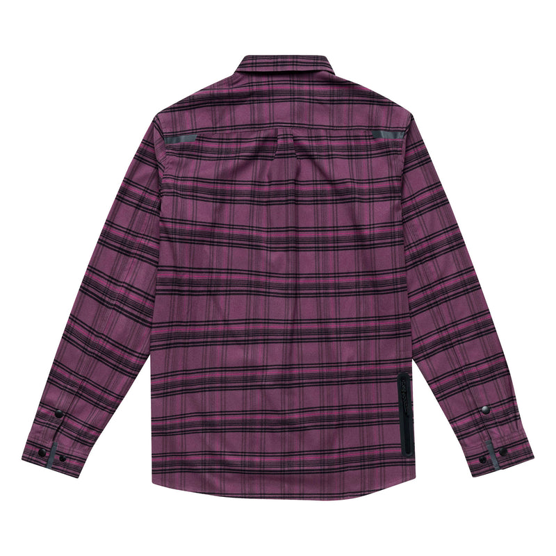 Grind Flannel Yd Plaid Deep Purp
