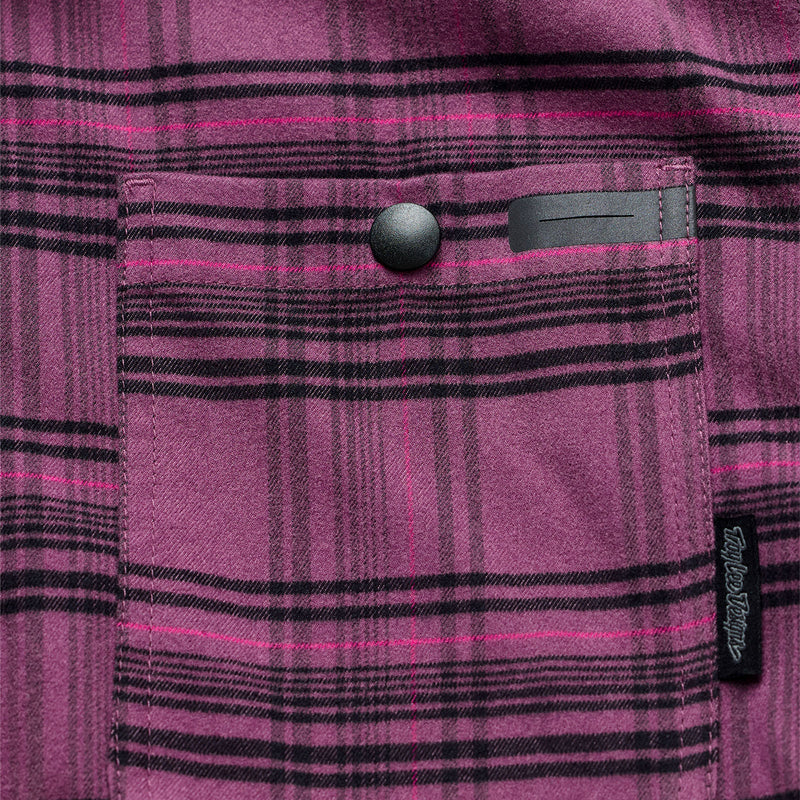 Grind Flannel Yd Plaid Deep Purp