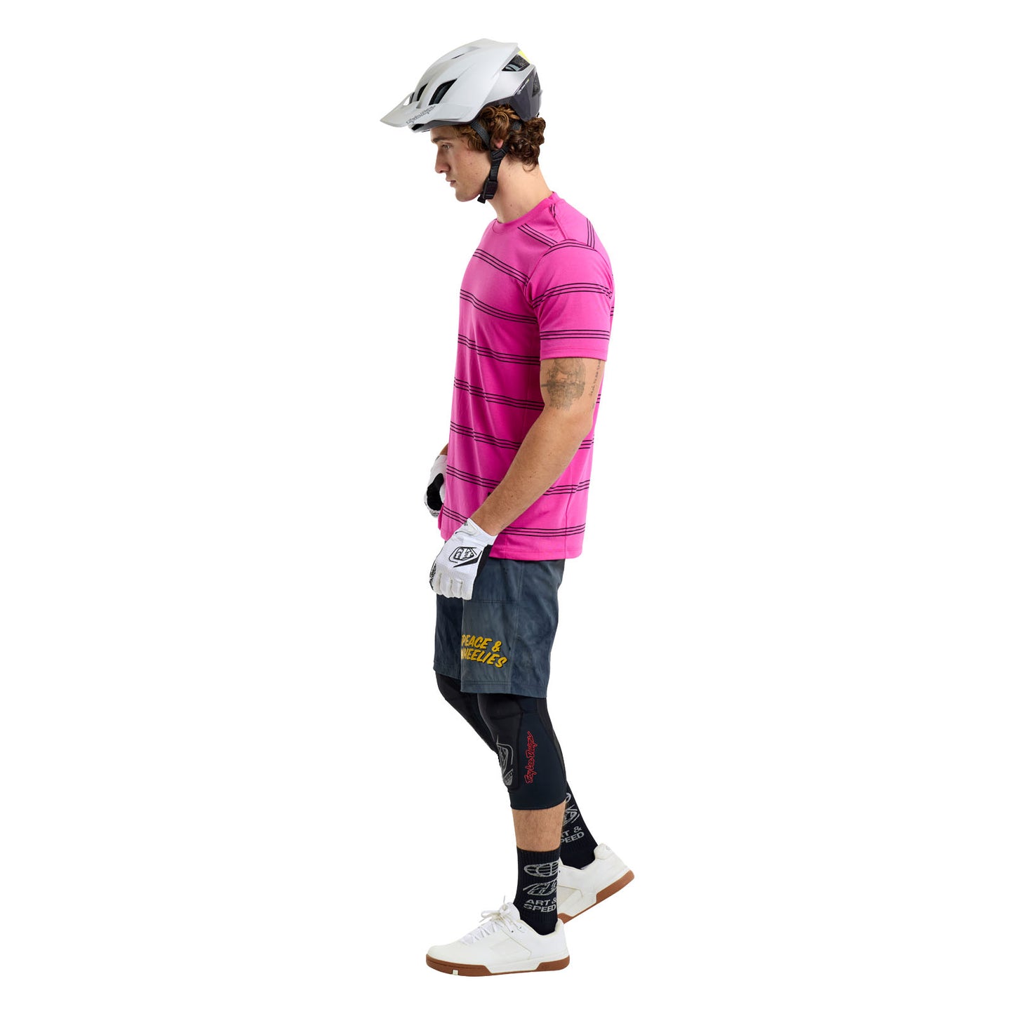 Skyline Short Sleeve Ride Tee Washed Out Party Pink