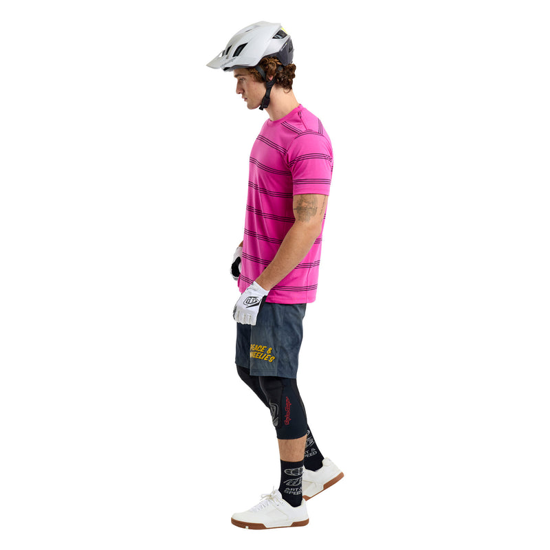 Skyline Short Sleeve Ride Tee Washed Out Party Pink