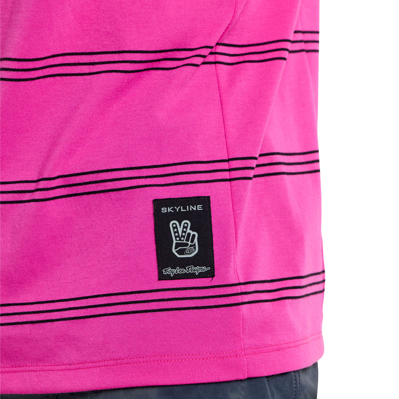 Skyline Short Sleeve Ride Tee Washed Out Party Pink