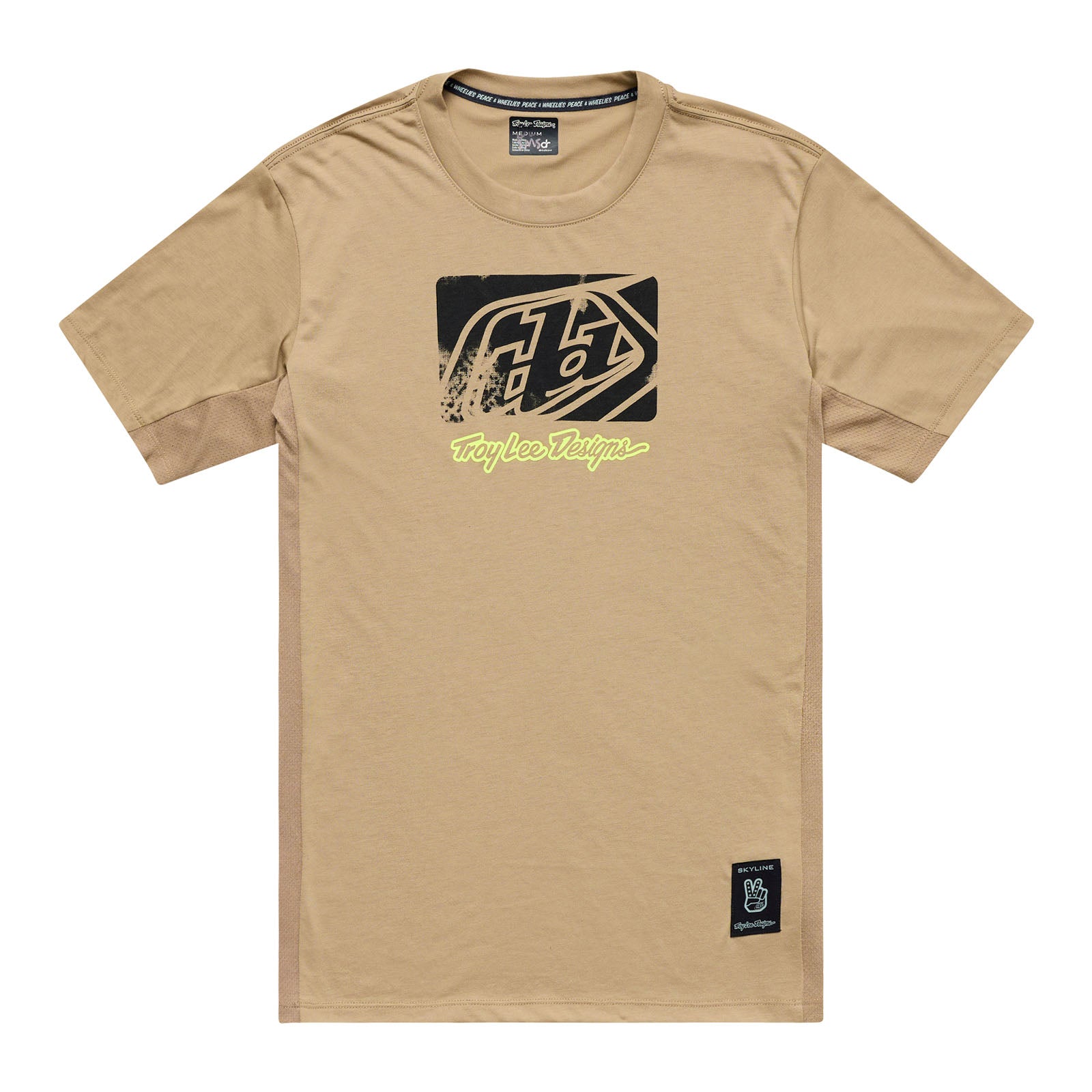 Skyline Short Sleeve Ride Tee Scrubbed Timber – Troy Lee Designs