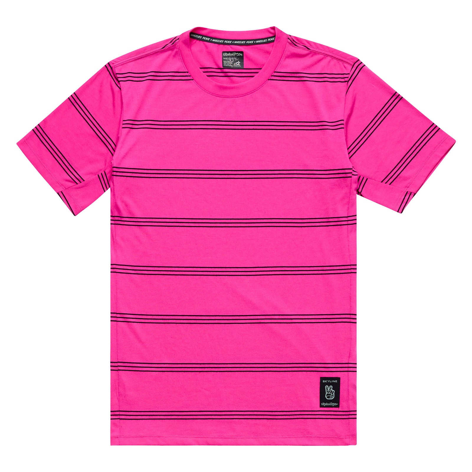 Skyline Short Sleeve Ride Tee Washed Out Party Pink – Troy Lee Designs