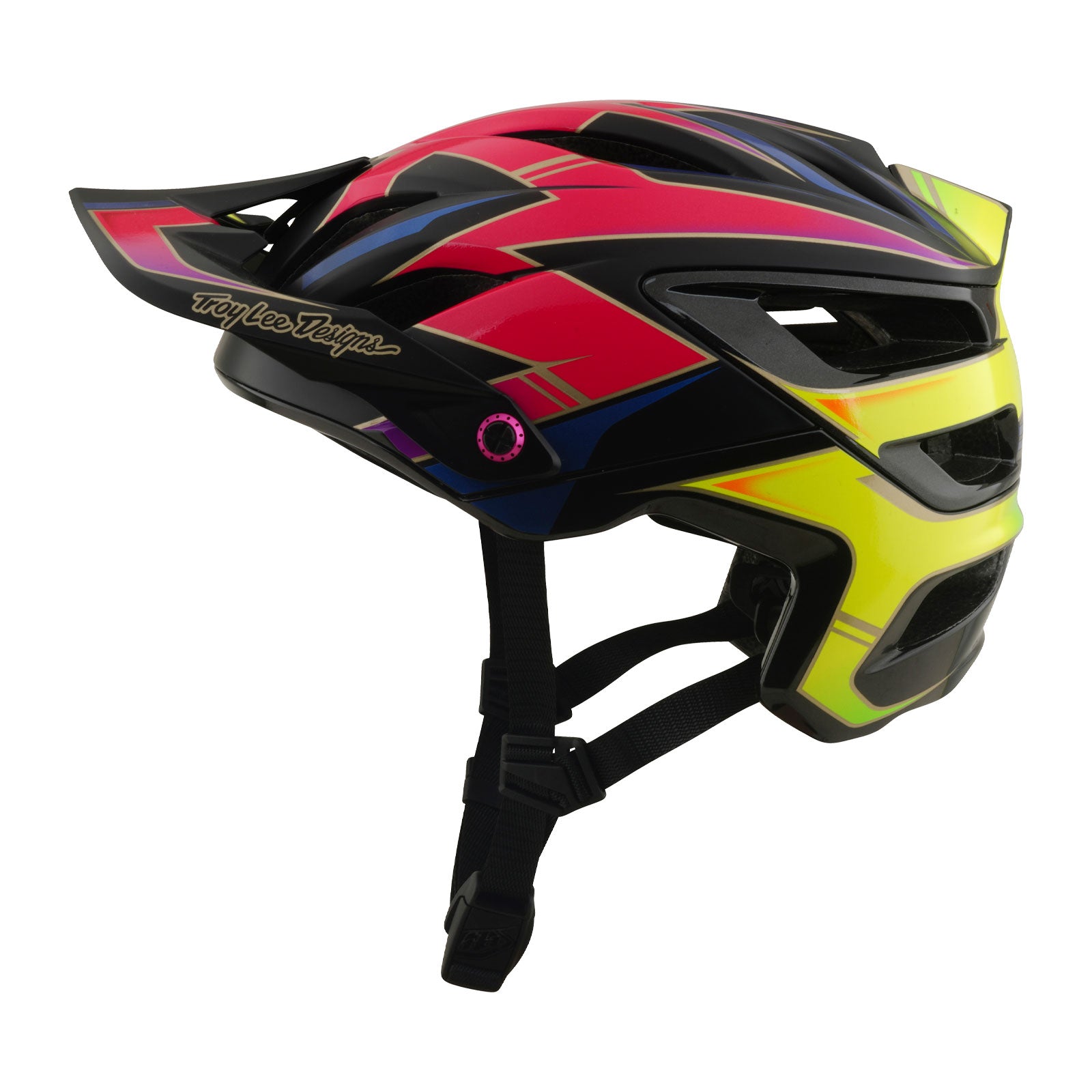Troy Lee Designs A3 MIPS MTB helm in zwart