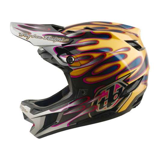 D4 Carbon Helmet Overspray Gold / Black