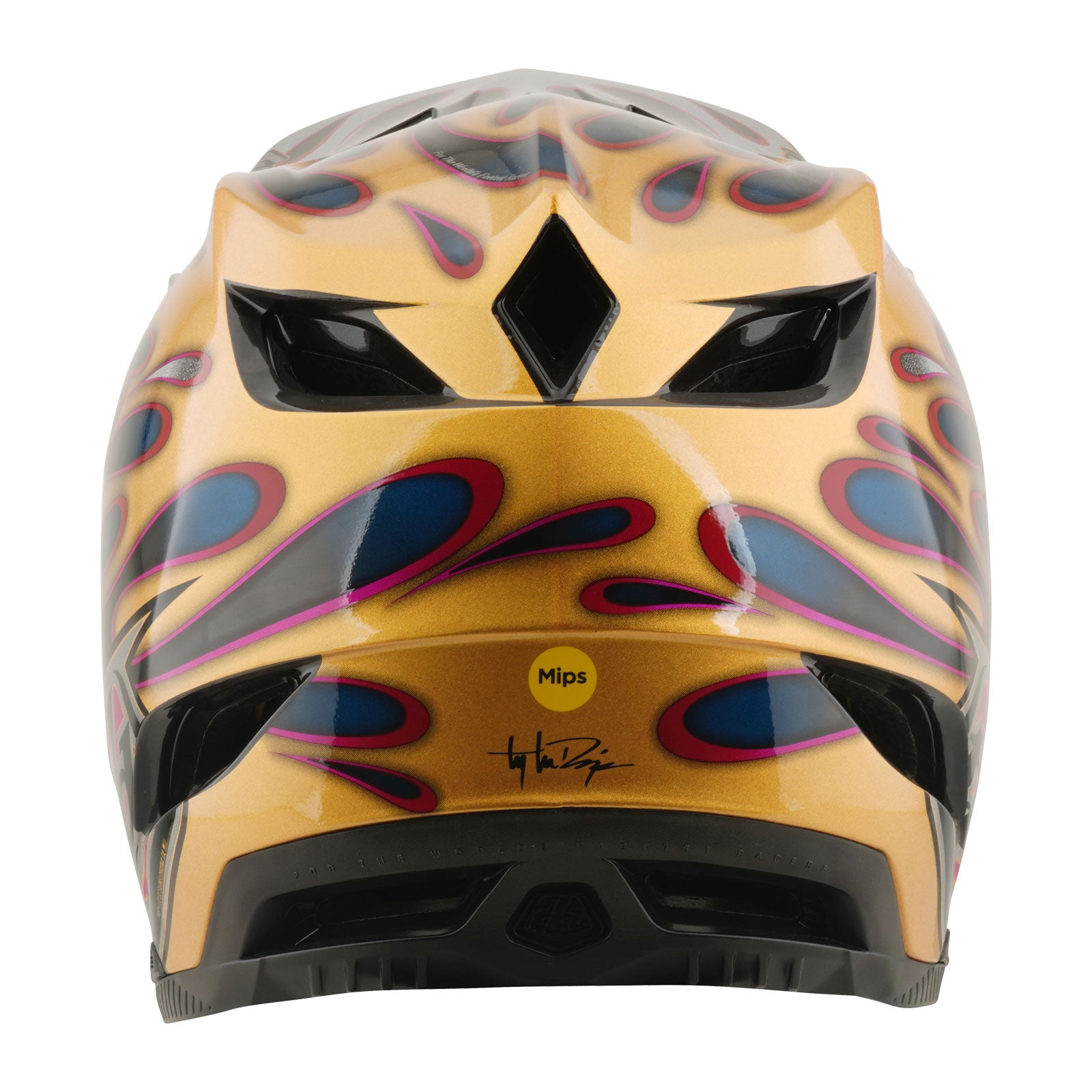 D4 Carbon Helmet Overspray Gold / Black – Troy Lee Designs