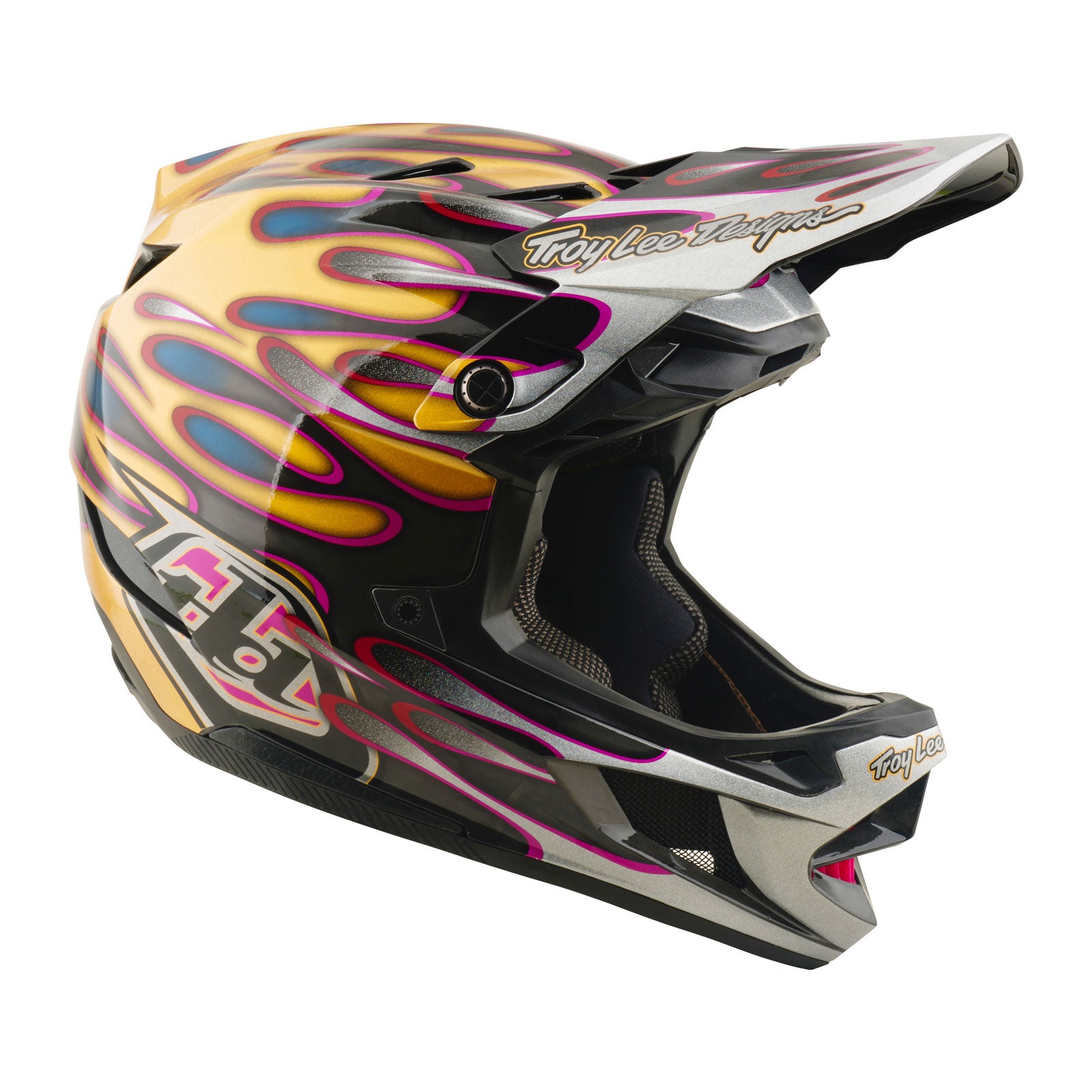 D4 Carbon Helmet Overspray Gold / Black – Troy Lee Designs