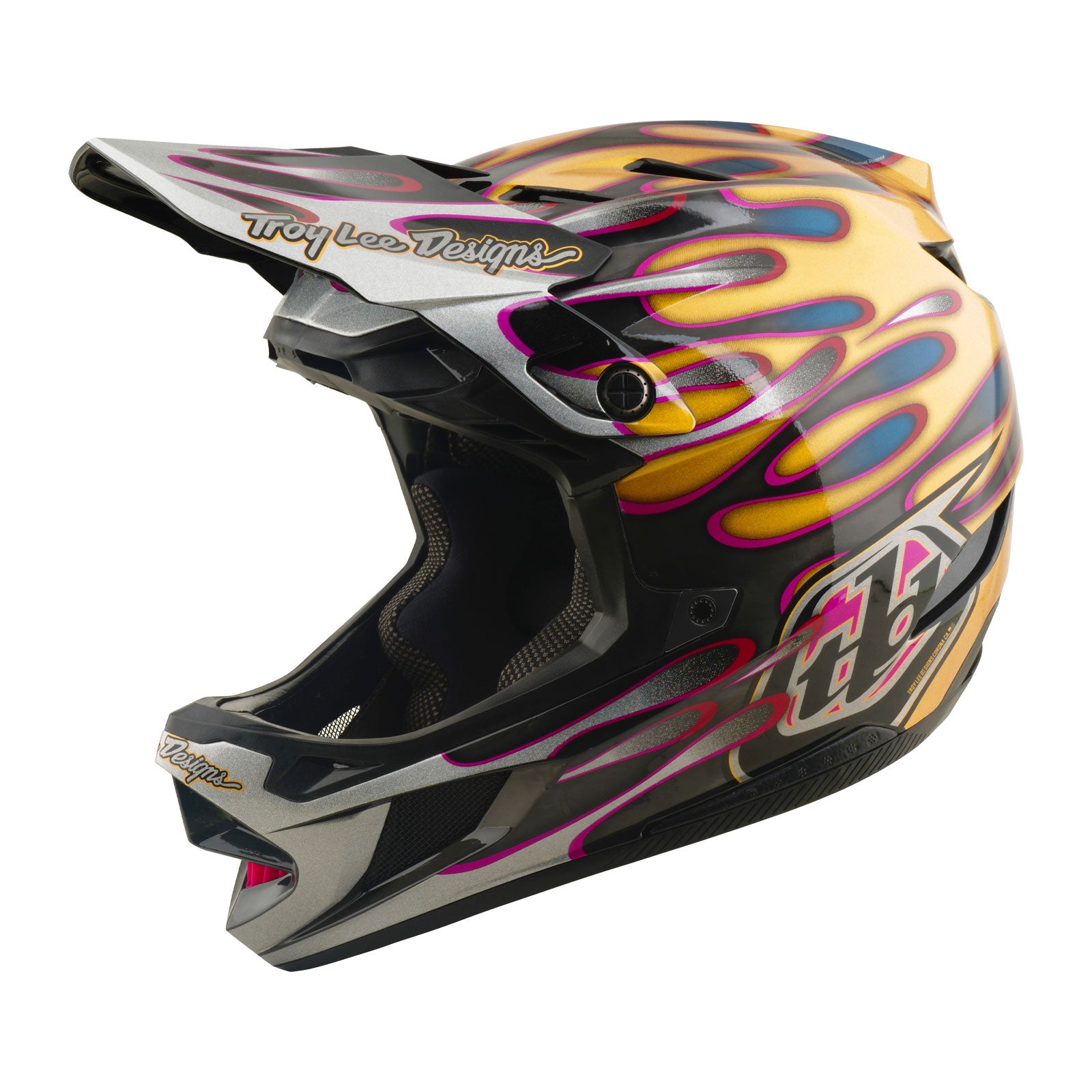 D4 Carbon Helmet Overspray Gold / Black – Troy Lee Designs