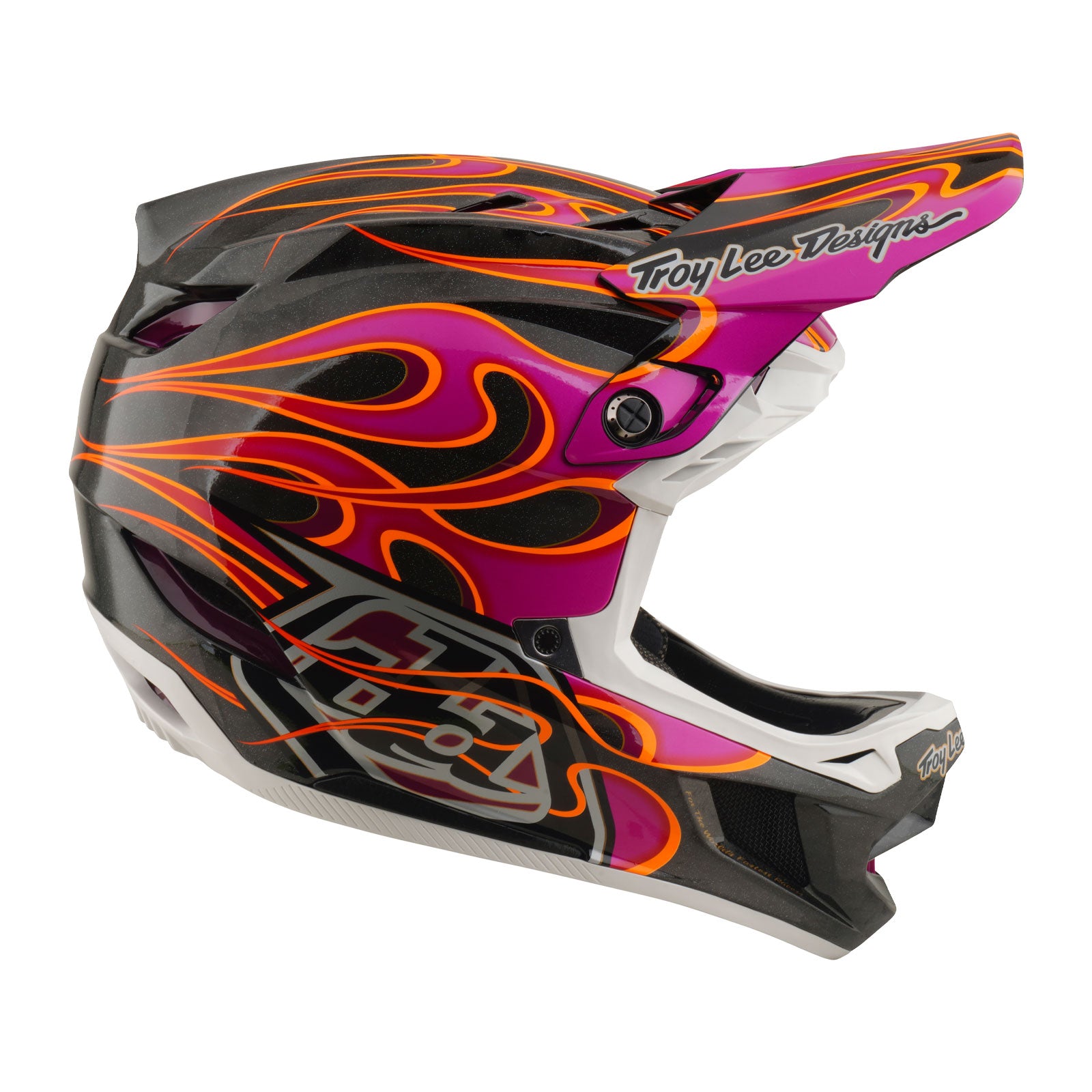 D4 Carbon Helmet Torched Carbon / Magenta – Troy Lee Designs